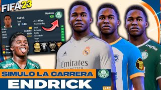 Simulo la Carrera de ENDRICK en FIFA 23 Modo Carrera LITE [upl. by Yalc]