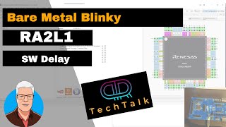 Basic Bare Metal Blinky without BSP SW delay loop [upl. by Erlene]