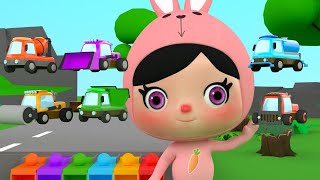 Rabbit Masha Making Tasty Fruit Juice  Learn Fruit Names  3D Cartoon Animation Videos For Kids [upl. by Innek]