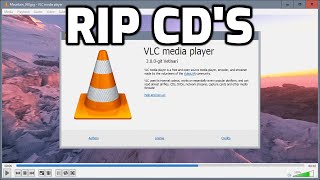 How To RIP Audio CDs using VLC Free Media Player [upl. by Yllier]