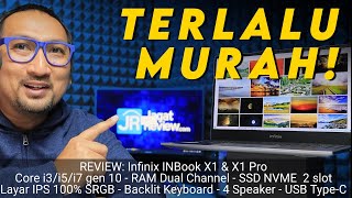 Review Laptop yang Kemurahan Infinix INBook X1 amp X1 Pro Core i3 dan Core i7 [upl. by Accemahs]