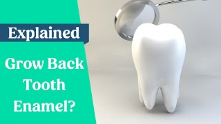 Can tooth enamel grow back [upl. by Morvin564]