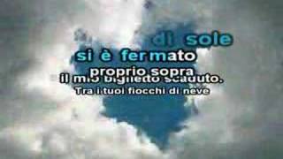 Karaoke  Buonanotte Fiorellino  F De Gregori [upl. by Yelyab]