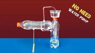 free energy making water pump for aquarium water pump without electricityexperiment heronsfountain [upl. by Amalita]