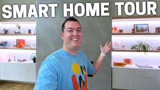 This Smart Home makes me jealous FULL Tour  automation ideas [upl. by Asirrom]