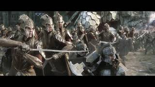 Dwarves and Elves charge on Orcs  The Battle of Five Armies [upl. by Chao370]