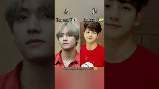 Corian vs Indian smileduet bts nct army kpop ayankhanreaction [upl. by Corneille]