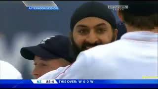 Monty Panesar 637 vs New Zealand 2nd Test Old Trafford 2008 YouTubevia torchbrowser com [upl. by Zelikow959]