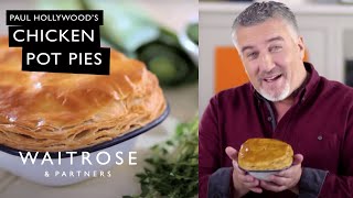 Paul Hollywoods Chicken Pot Pies  Waitrose [upl. by Eigna624]