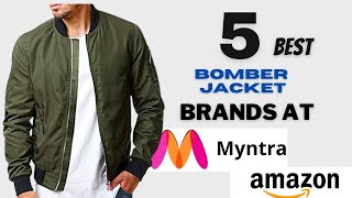 Bomber Jacket  Buy Bomber Jackets for men amp kids available at Myntra and Amazon [upl. by Harihs]