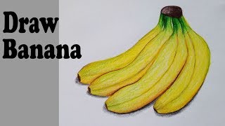 How to Draw a BananaStep by stepeasy draw [upl. by Uhej]