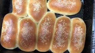 Hoagie Bun Recipe dinner rolls how to shape sandwich roll [upl. by Faunia396]