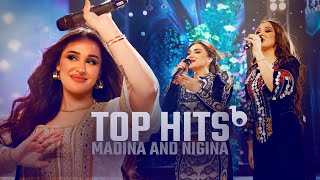 Madina and Nigina Top Hits in Shab Chela Special Show in Barbud Music  بهترین های مدینه و نگینه [upl. by Eniluj]