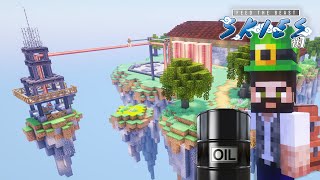 I struck OIL in Minecraft Modded Skyblock  FTB Skies 7 [upl. by Ailel970]