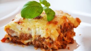 Best Lasagna Bolognese with bechamel [upl. by Lotson]