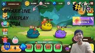 AXIE LIVE GAMEPLAY 16 UNIQUE AXIE TEAM CLASSIC V2 HOW TO EARN MONEY ON YOUTUBE 2024 [upl. by Allred394]