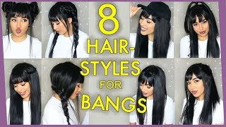 8 FALL HAIRSTYLES FOR BANGSFRINGE  LANASUMMER  WIGENSCOUNTERS DISCOUNT [upl. by Erena]