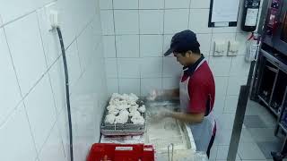 kfc cooking process [upl. by Hairas]