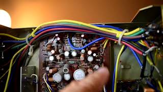 Ive heard about microphonic tubes but transistors can go the same way Kenwood KA2002a rebuild [upl. by Aufmann843]