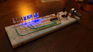 74hc595 and ne555 LED chaser  Tutorial Video [upl. by Shaikh205]