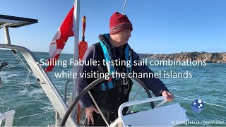 Testing sail combinations while visiting the channel islands [upl. by Benge449]