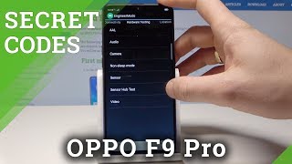 Secret Codes OPPO F9 Pro  Hidden Modes amp Advanced Options [upl. by Mano638]