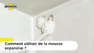 Comment utiliser de la mousse expansive   Bricorama [upl. by Ariaz]