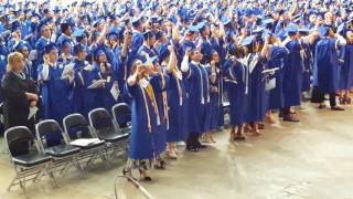 2016 Graduating Class Singing Copperas Cove High School Alma Mater [upl. by Harrow]