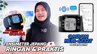 REVIEW OMRON HEM 6232T  BLUETOOTH TENSIMETER JEPANG DENGAN PENGUKURAN TANPA SUARA [upl. by Lela]