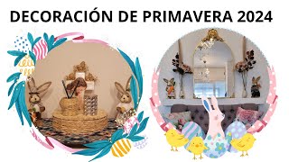 Decoración de mi hogar 🐇🌻🌾🐣 Primavera 2024 [upl. by Jeffie25]