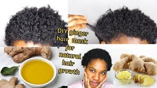 DIY GINGER HAIR MASK FOR NATURAL HAIR GROWTH [upl. by Ovid]