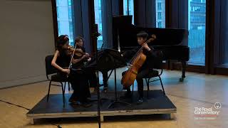 Sacora Trio  Claire Schuman Piano Trio in G minor op 17 I Allegro Moderato [upl. by Herzig]