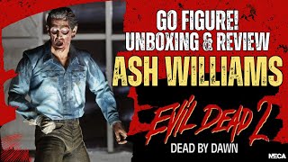 NECA ASH WILLIAMS EVIL DEAD 2 DEAD BY DAWN 110 scale figure unboxing and review [upl. by Ramad996]