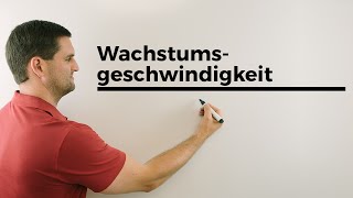 Wachstumsgeschwindigkeit am höchsten Was ist zu berechnen WEP oder HOP  Mathe by Daniel Jung [upl. by Dennis]