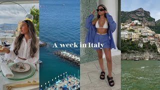 ITALY VLOG  Sorrento  Positano amp Amalfi  Capri  Cooking class  Arienzo beach  lots of pastaaa [upl. by Yand]