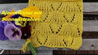 237Ein Muster wie der SommerStrickenStricktipps [upl. by Ramburt]