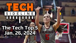 Virginia Tech Top 5 Plays of the Week Jan 26 2024 [upl. by Cohl]