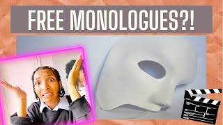 WHERE TO FIND THE BEST ACTING MONOLOGUES FOR TVFILM AUDITIONS [upl. by Akihdar171]