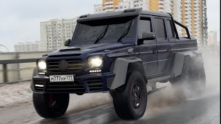 ГЕЛИК G63 AMG 6X6 MANSORY за 150 млн РУБЛЕЙ ОДИН В РОССИИ МАШИНЫ ОЛИГАРХА [upl. by Schwitzer901]