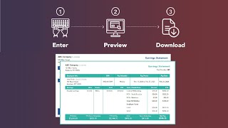 How to Create Pay Stubs 3 Simple Steps [upl. by Nospmas634]