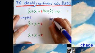 Lecture 12  Perturbation theory Averaging [upl. by Saimerej494]