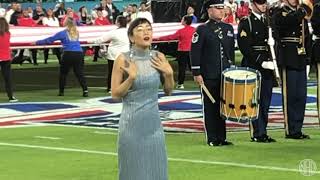 Christine Sun Kim Performs the National Anthem  Super Bowl LIV [upl. by Ariaet]