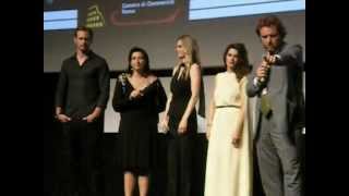 Alexander Skarsgard Kristin Bauer e Valentina Cervi RomaFictionFest [upl. by Laet]