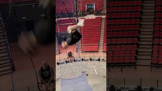 How many somersaults were there Do you like it gym acrobatics aerial extreme circus flip [upl. by Attenrad]