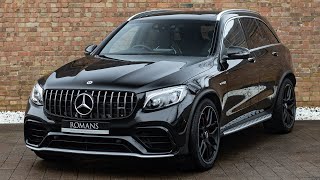 2018 MercedesAMG GLC 63 S 4MaticObsidian Black Walkaround Interior amp exhaust sound High Quality [upl. by Sessilu]