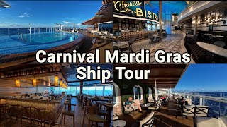 Carnival Mardi Gras Cruise Ship Full Tour [upl. by Gader509]