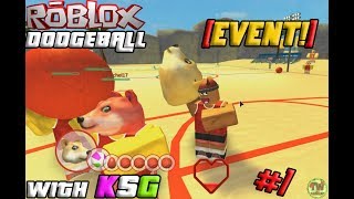 Roblox  DODGEBALL Event with KSGampSis😂 [upl. by Enened]