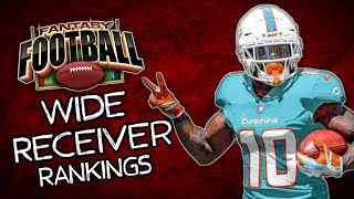 Breaking Down the Top 10 WR Rankings for the upcoming season [upl. by Atikahc404]