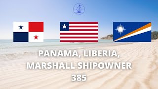 PANAMA LIBERIA MARSHALL SHIPOWNER 385 [upl. by Sregor408]