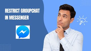 How to Restrict Group Chat in Messenger [upl. by Nalrah386]